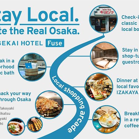 Sekai Hotel Deep Osaka Experience Yao Екстериор снимка